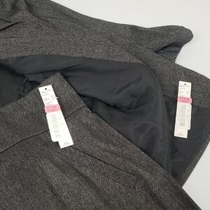 ANTONIO MELANI Gray Blazer with Textured Wool-Like Fabric